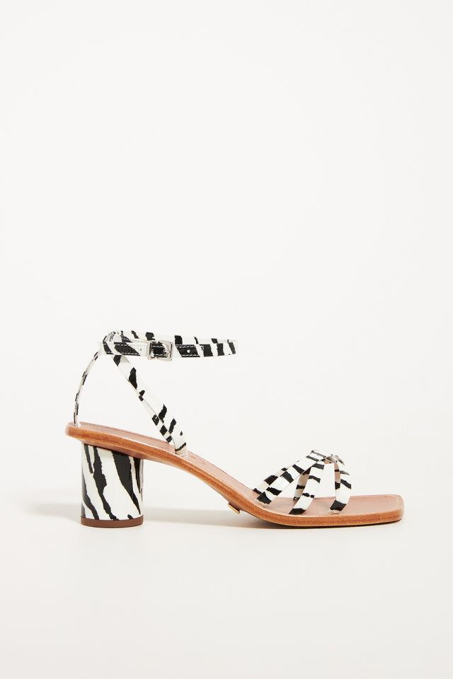 Strappy Round-Heeled Sandals