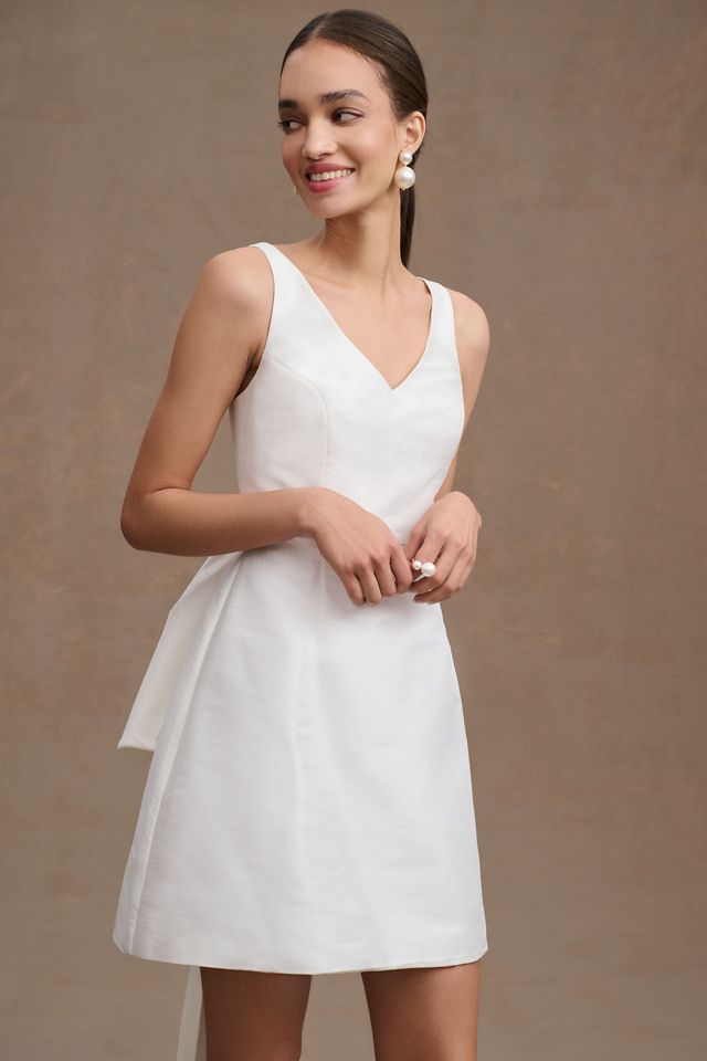 Sachin & Babi Archie V-Neck Back-Bow Mini Dress #1