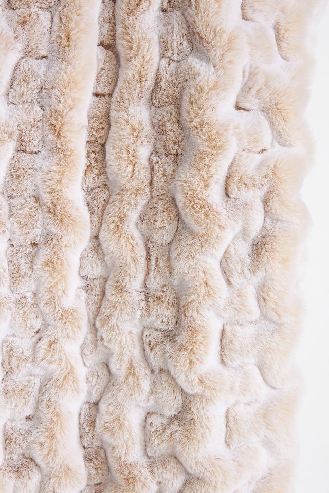 Luxe Faux Fur Throw Blanket