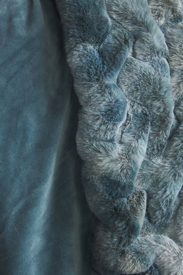 Luxe Faux Fur Throw Blanket #1