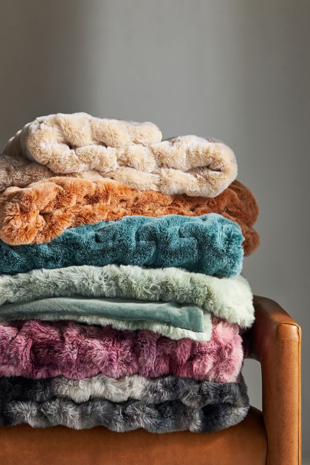 Luxe Faux Fur Throw Blanket #2