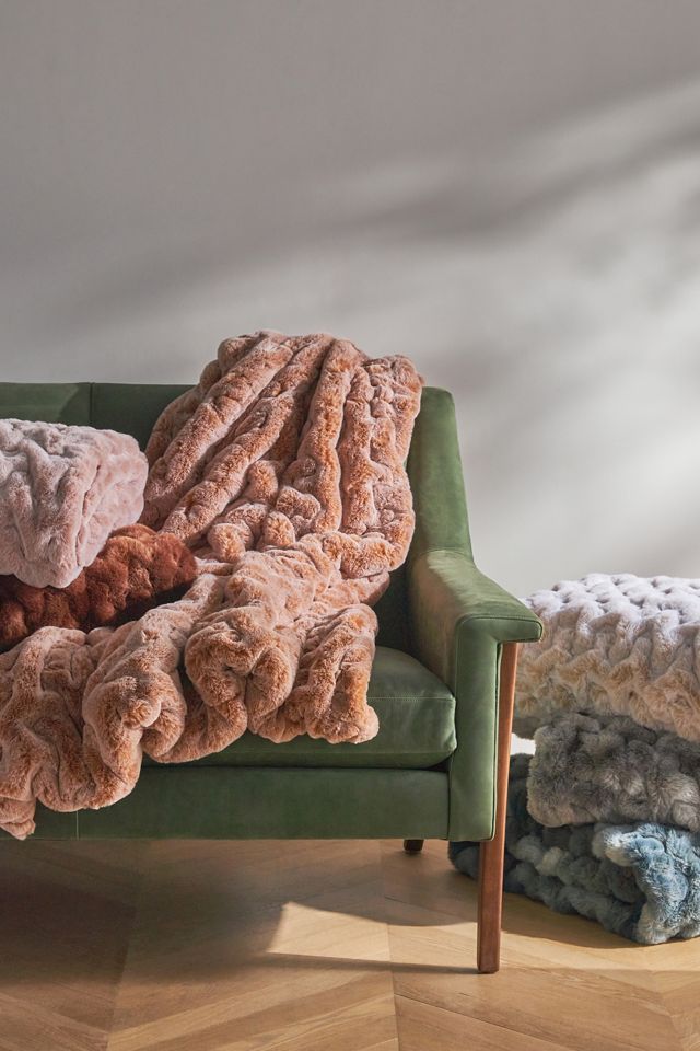 Luxe Faux Fur Throw Blanket #2