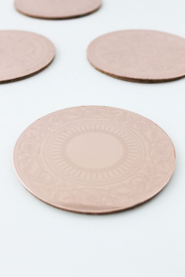 Coppermill Kitchen Vintage Inspired Copper Coasters, Set of 4 #2