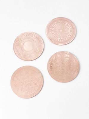 Coppermill Kitchen Vintage Inspired Copper Coasters, Set of 4