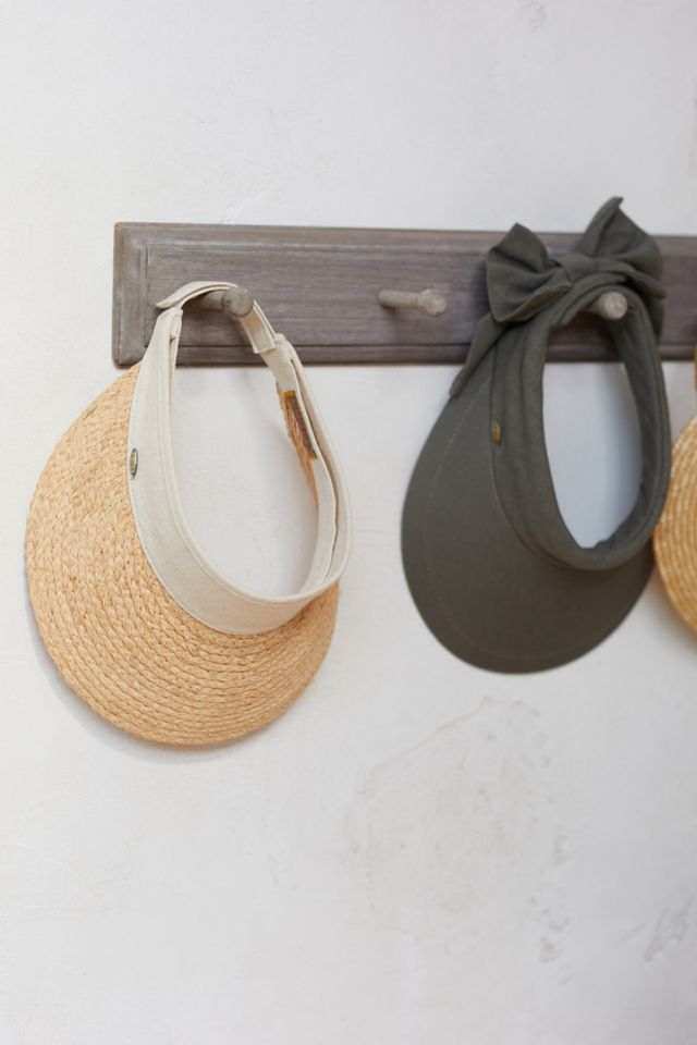 Woven Straw Visor | Anthropologie display picture 2