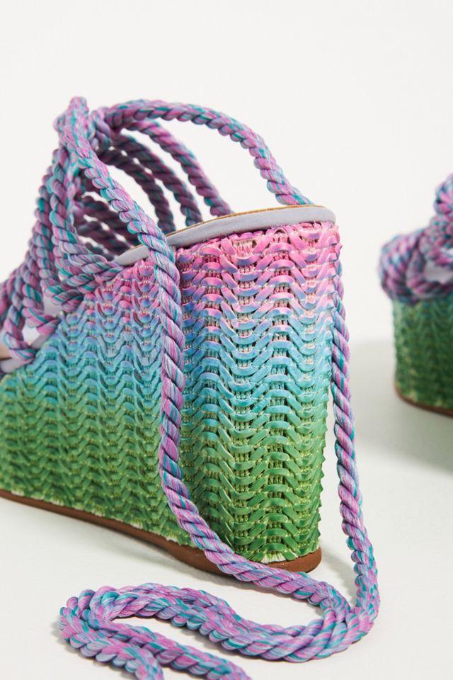 Jute Wedge Sandals #3