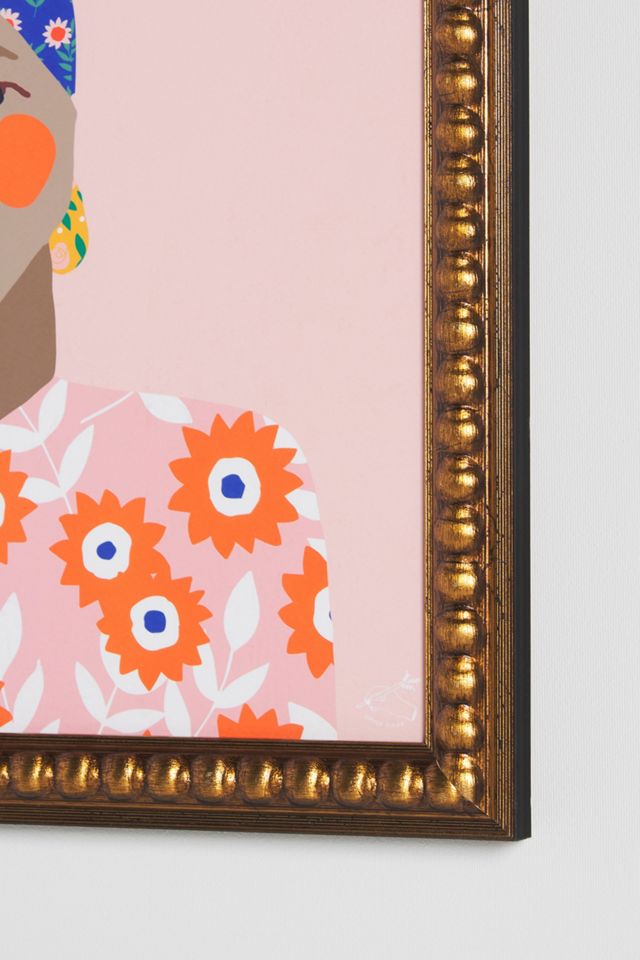 Girl With Headscarf Wall Art #2