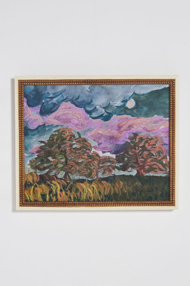 Golden Oak Trees Wall Art #1