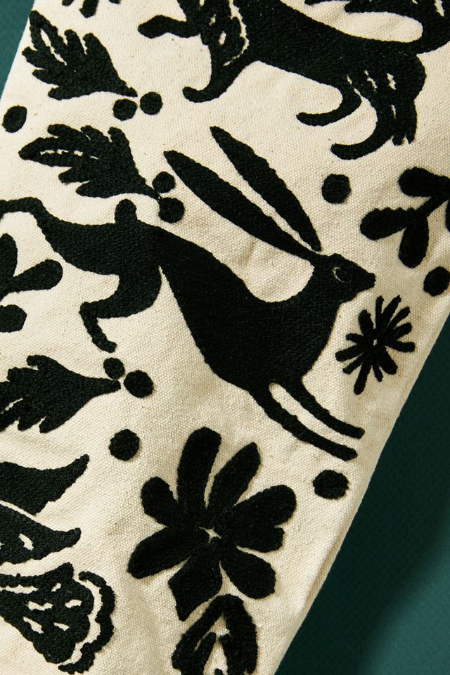 Embroidered Forest Stocking #1