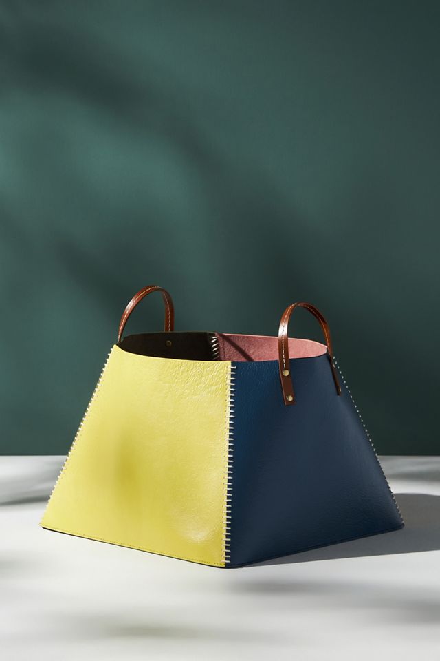 Flynn Leather Basket #1