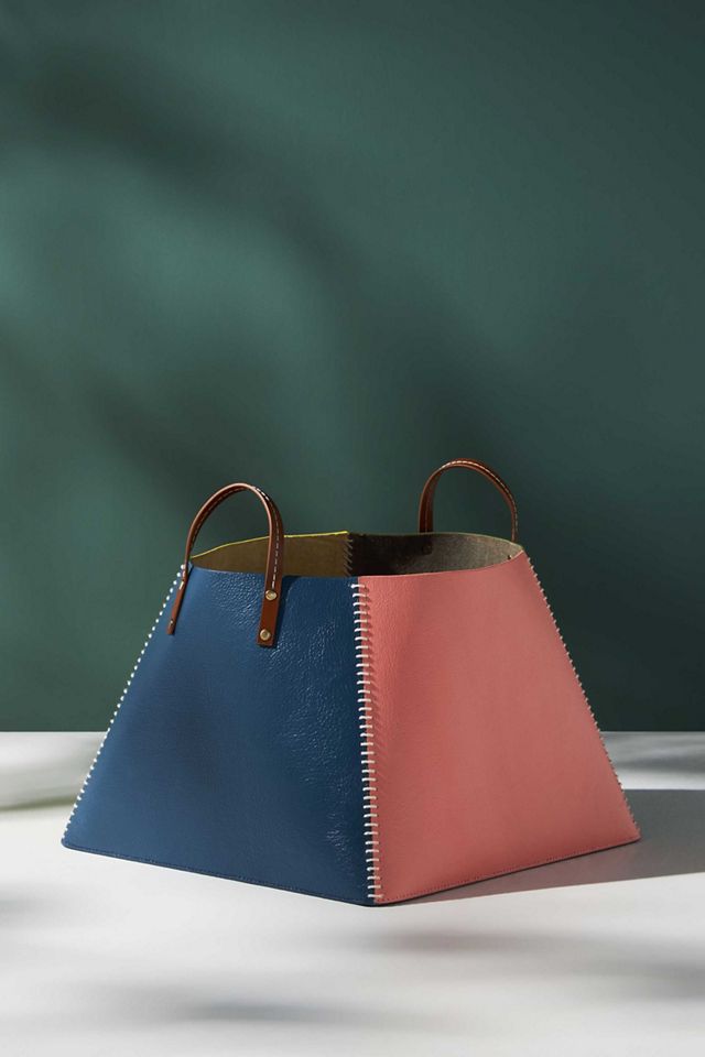 Flynn Leather Basket #2