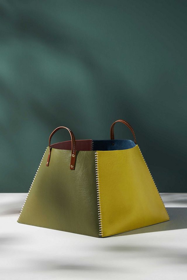 Flynn Leather Basket #3