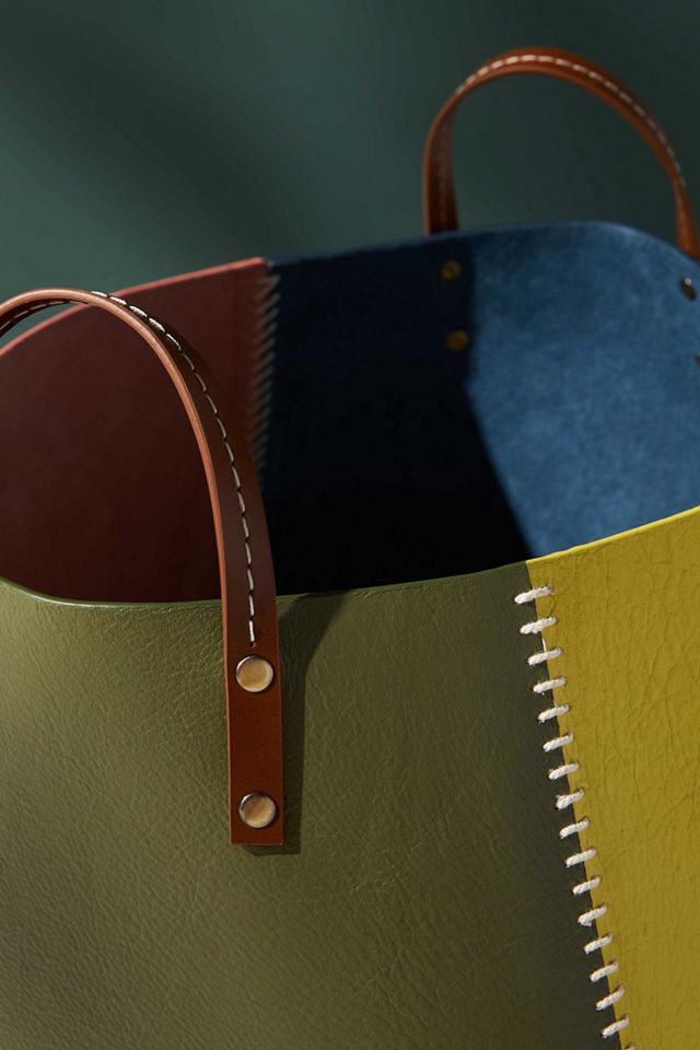 Flynn Leather Basket #4