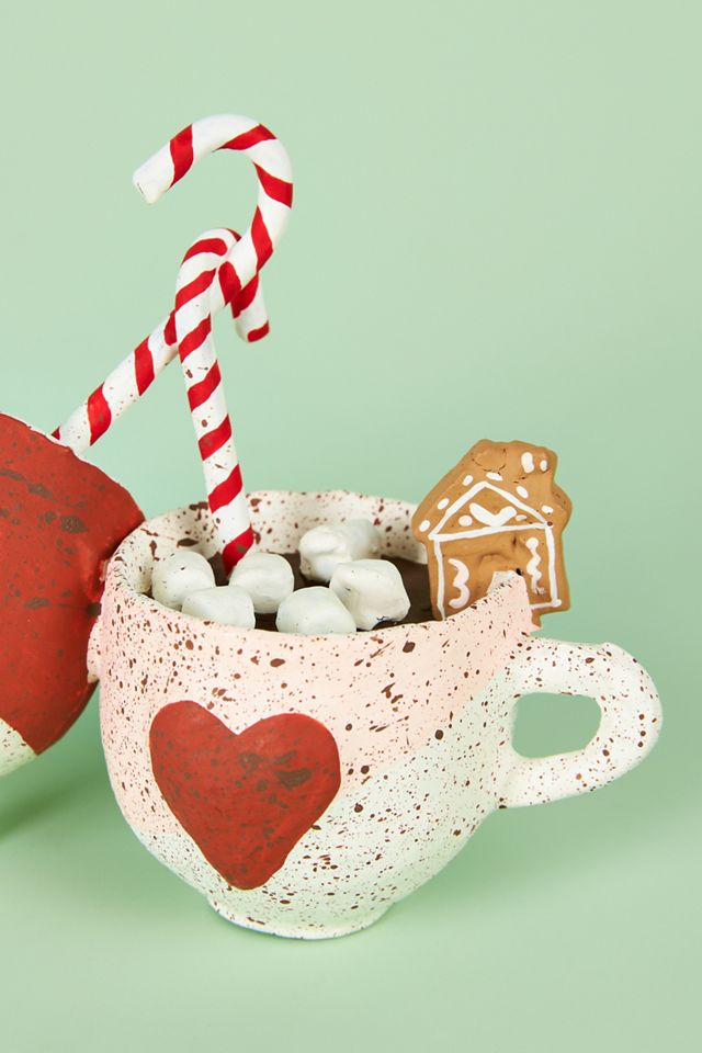 Peppermint Latte Tree Decoration #1