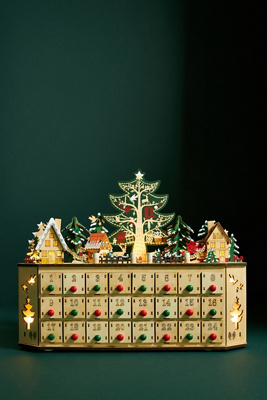 Annie Howe Tannenbaum Light-Up Advent Calendar  Anthropologie UK