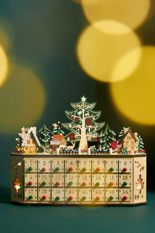 Annie Howe Tannenbaum Light Up Advent Calendar Anthropologie UK