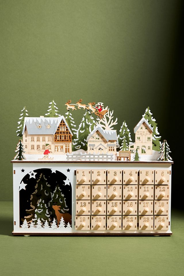 Kringle Village Light-Up Advent Calendar #1