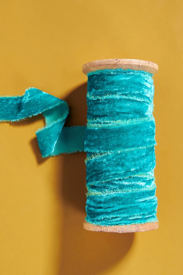 Frayed Velvet Ribbon #1