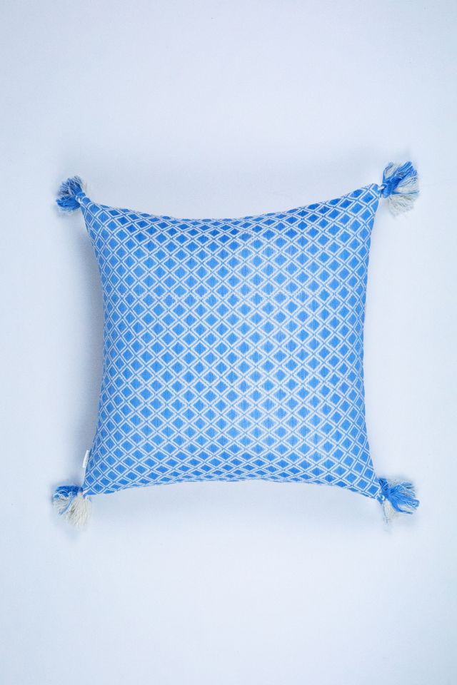 Archive New York Comalapa Sky Blue Pillow #1