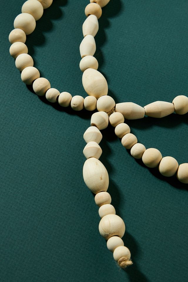 Tasseled Paulownia Wood Garland #1