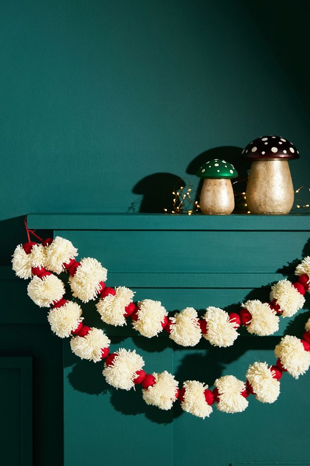 DIY Anthropologie-Inspired Knit Pom-Pom Garland — Gathered Living