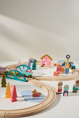 Village Train Play Set