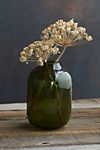 Bubbled Green Glass Vase #1