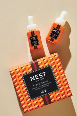 Pumpkin Chai Nest Fragrances x Pura Home Fragrance Oil Refills, Set of 2