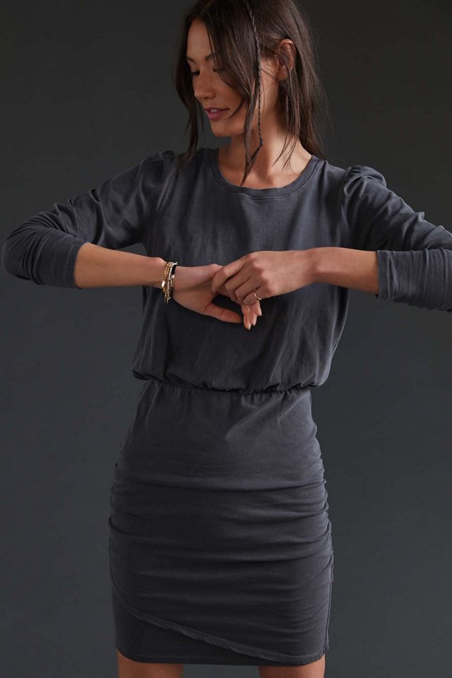 Sundry Shirred Mini Dress #1