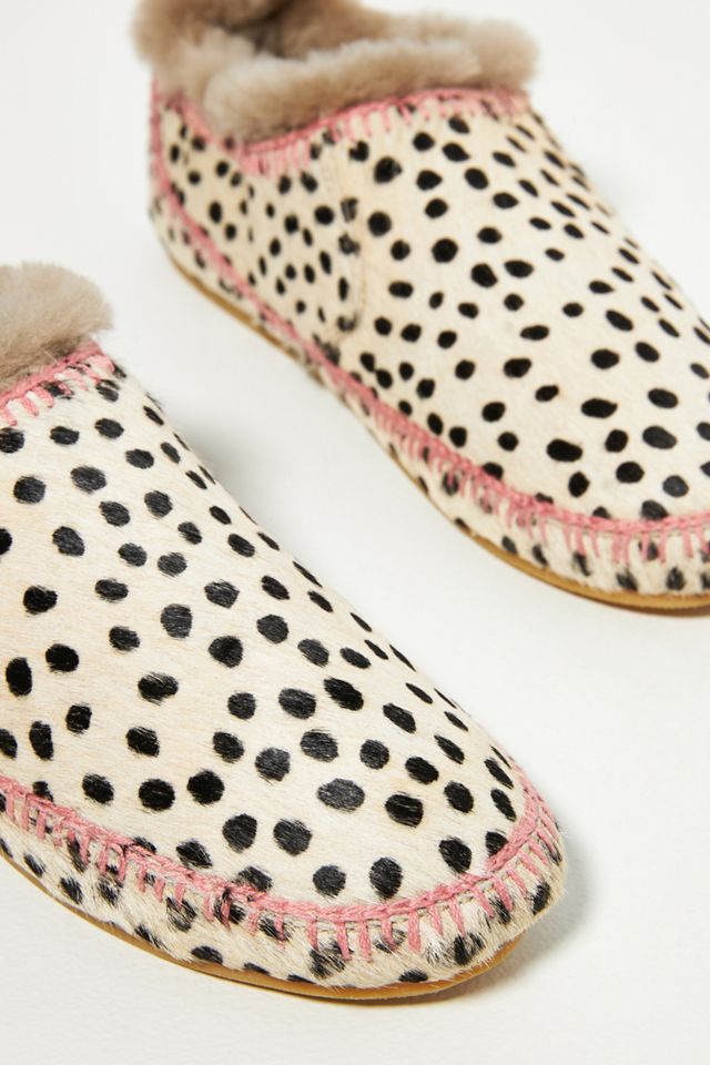 Laidback London Embroidered Suede Slippers #2