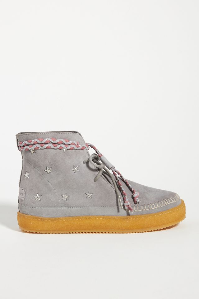 Laidback London Star-Accented Booties | Anthropologie