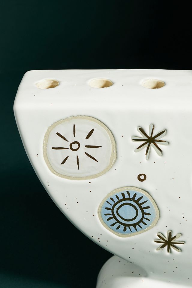 Stoneware Menorah #2