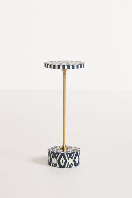 Ikat Inlay End Table