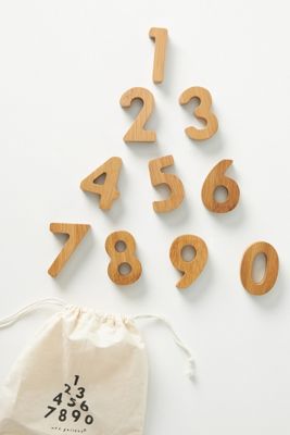 Bamboo Numbers Toy Set