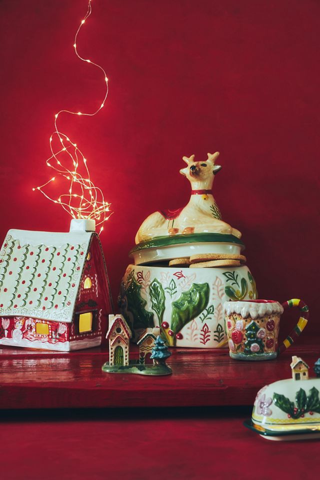 Nathalie Lete Gingerbread House Mug | AnthroHome