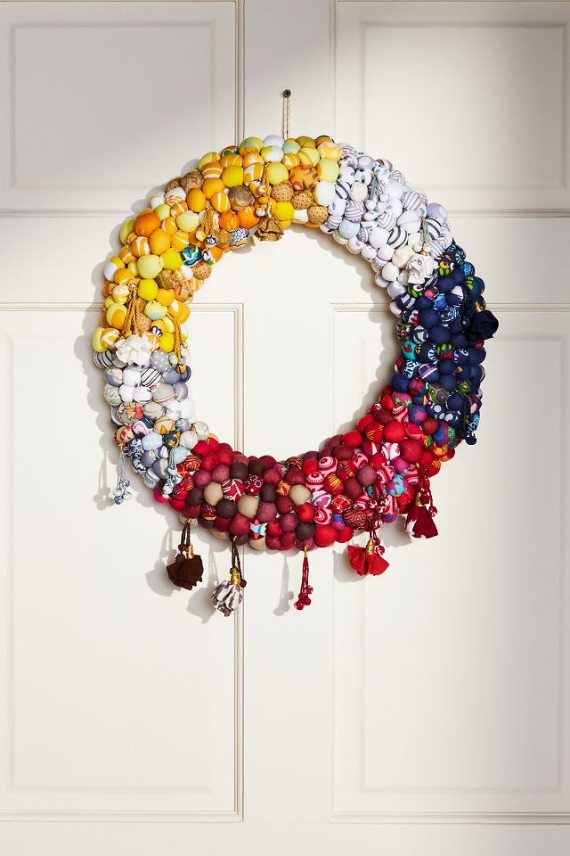 Anthropologie online Baubled Upcycled Wreath