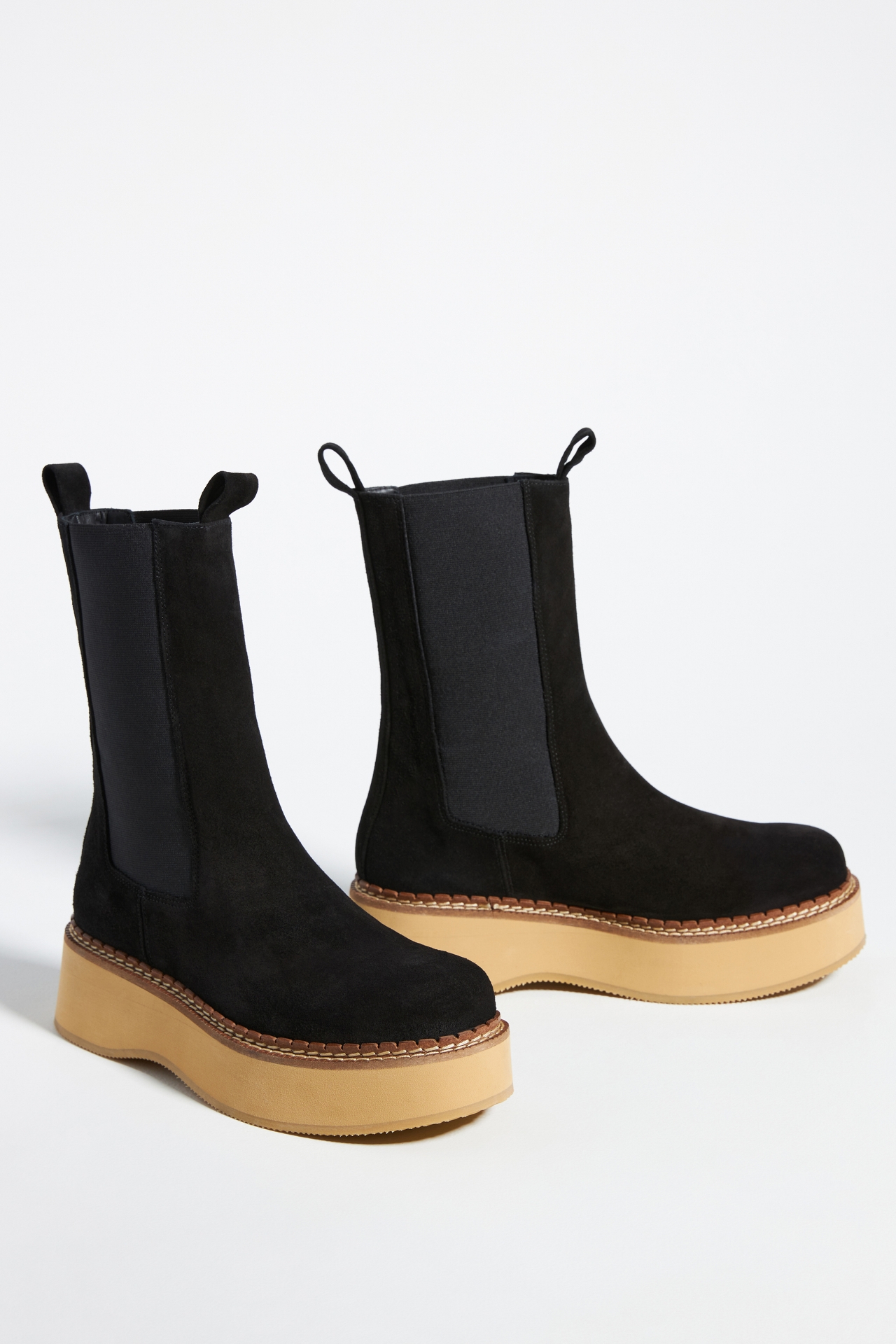 Paloma Barcelo Platform Chelsea Boots