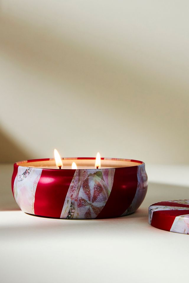 Voluspa Candy Cane Candle Tin Anthropologie