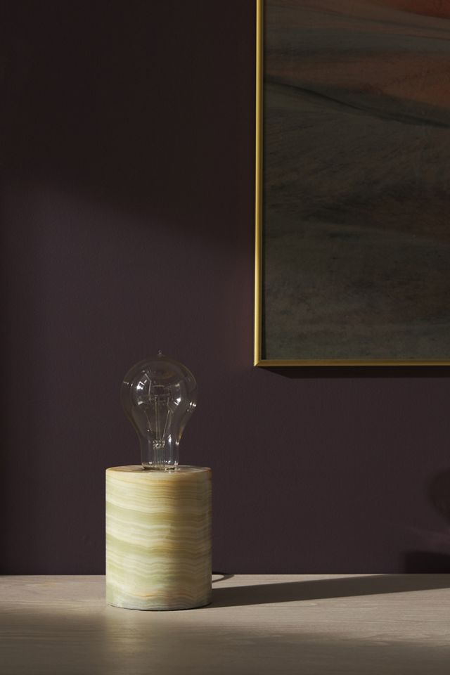 Green Onyx Accent Lamp #1