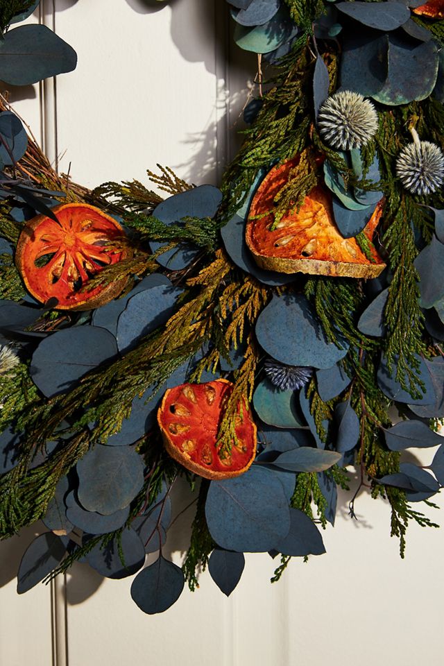 Winter Citrus Wreath #1