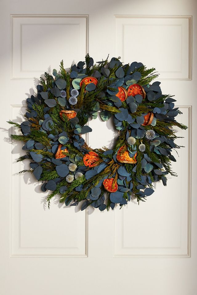 Winter Citrus Wreath
