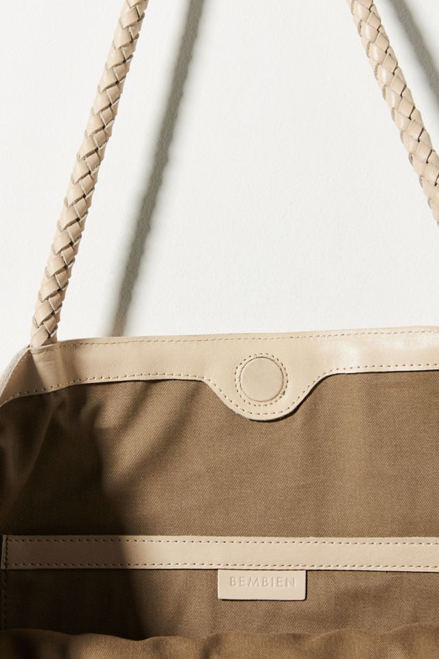 Bembien Gabrielle Woven Leather Tote Bag | Anthropologie