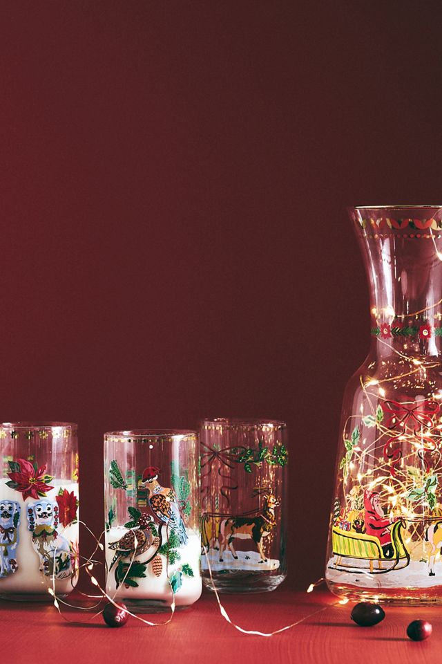 Nathalie Lete Twelve Days of Christmas Glass #2