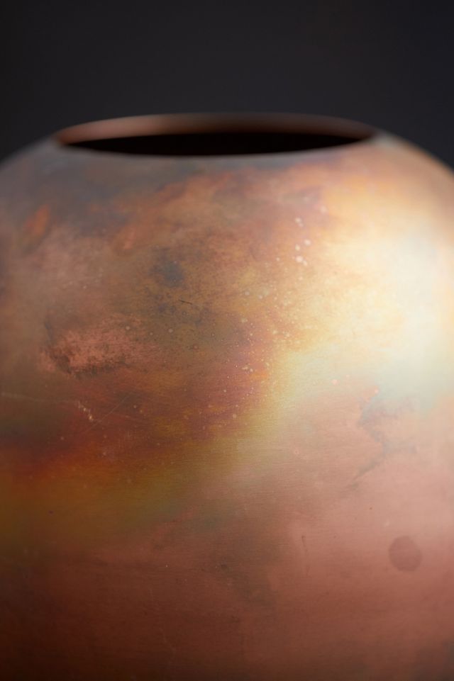 Antiqued Copper Vase #3