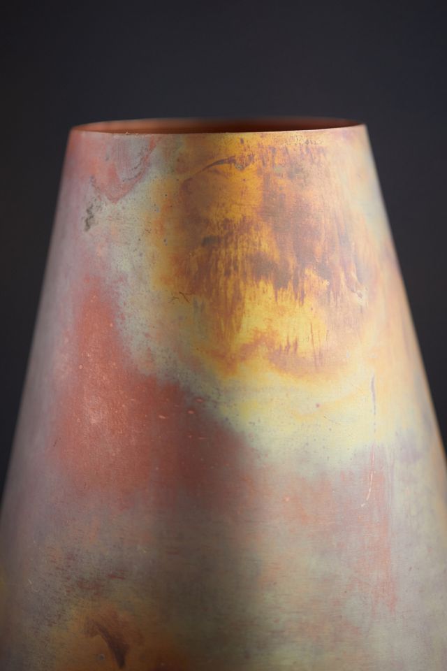 Antiqued Copper Vase #5