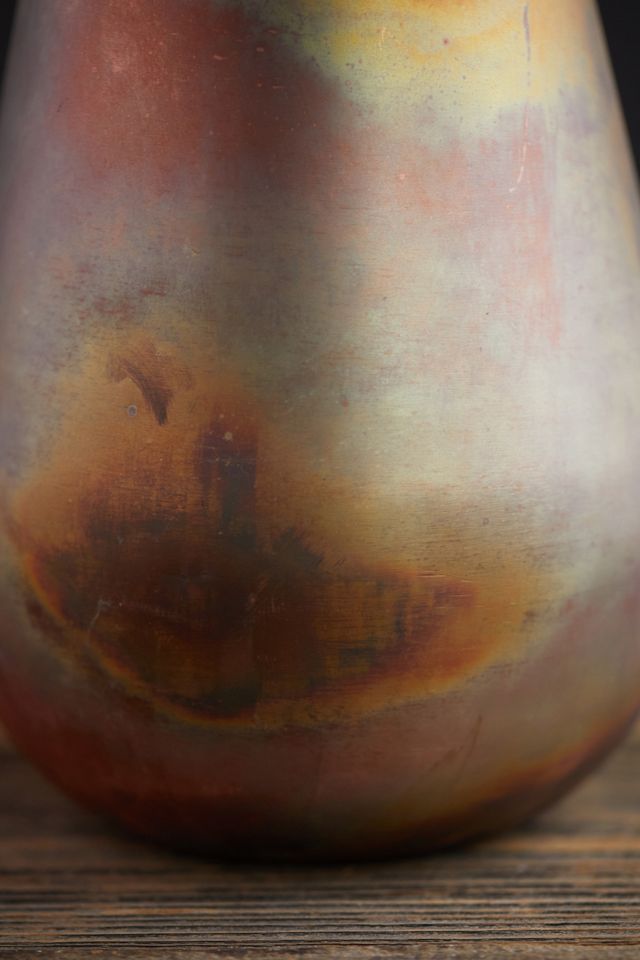 Antiqued Copper Vase #6