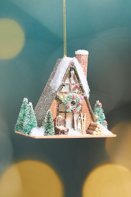 A-Frame Abode Ornament  Anthropologie