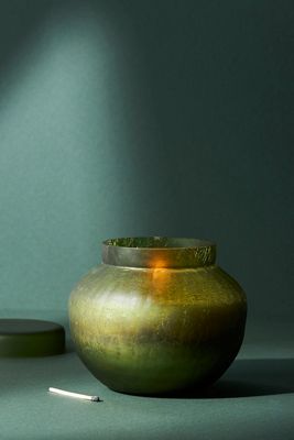 Strata Glass Candle