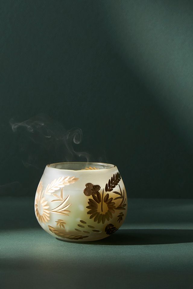 Joyful Glass Candle #1
