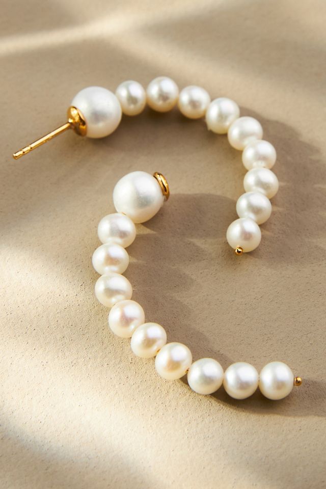Charlotte Lebeck Nelina Pearl Front-Back Earrings #1